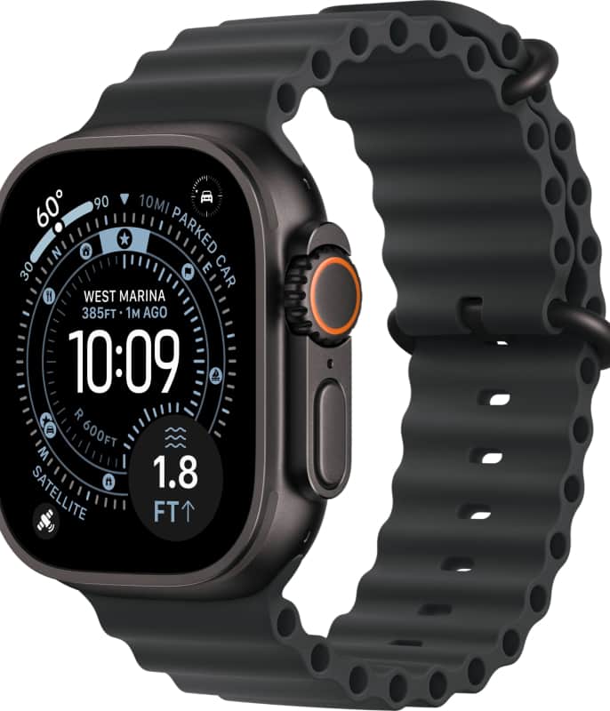 Apple Watch Ultra 3 Ocean Band Black 49mm One Size