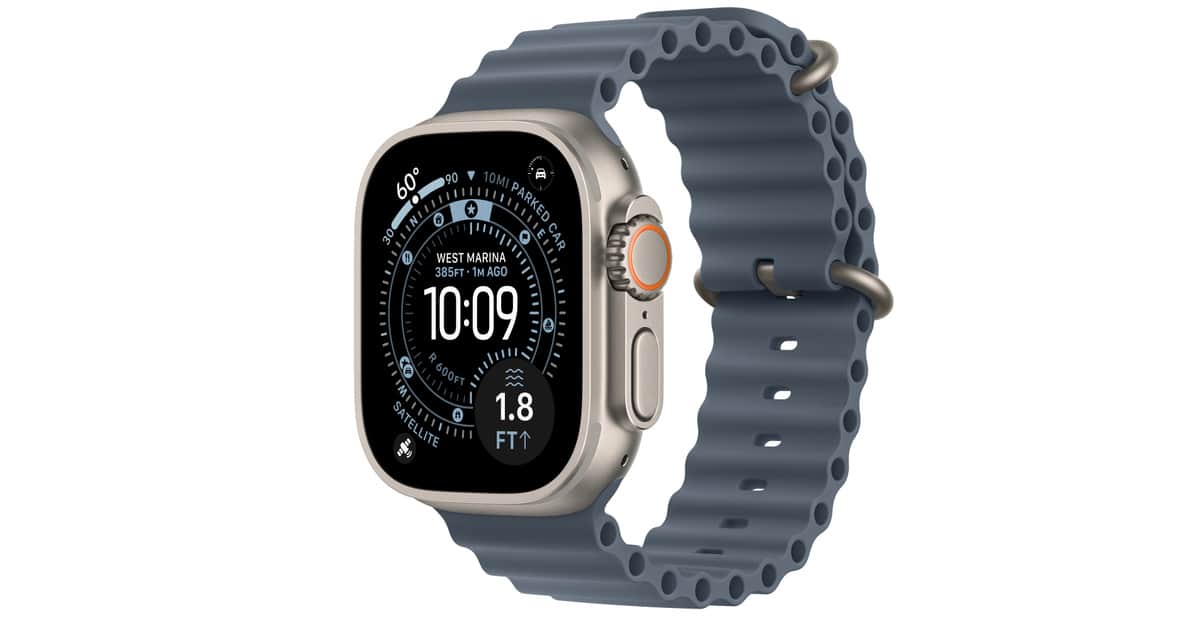 Apple Watch Ultra 3 Ocean Band Blue 49mm One Size