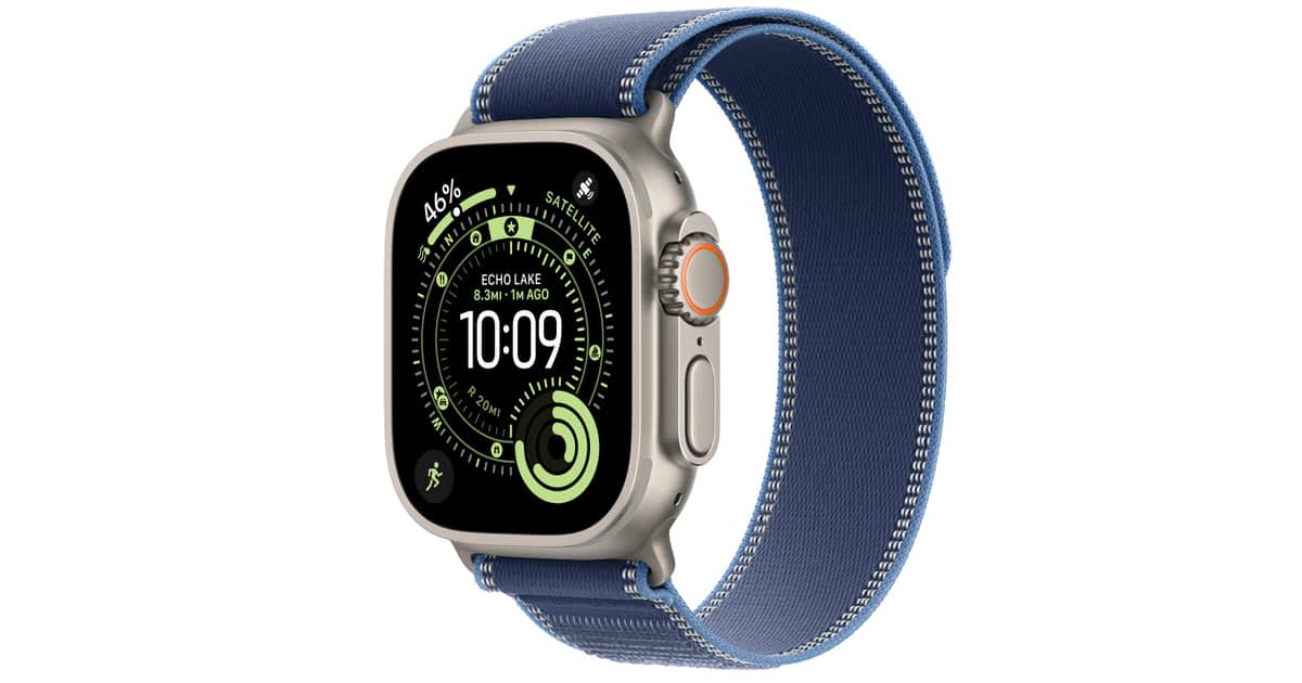 Apple Watch Ultra 3 Trail Loop Blue 49mm S/M