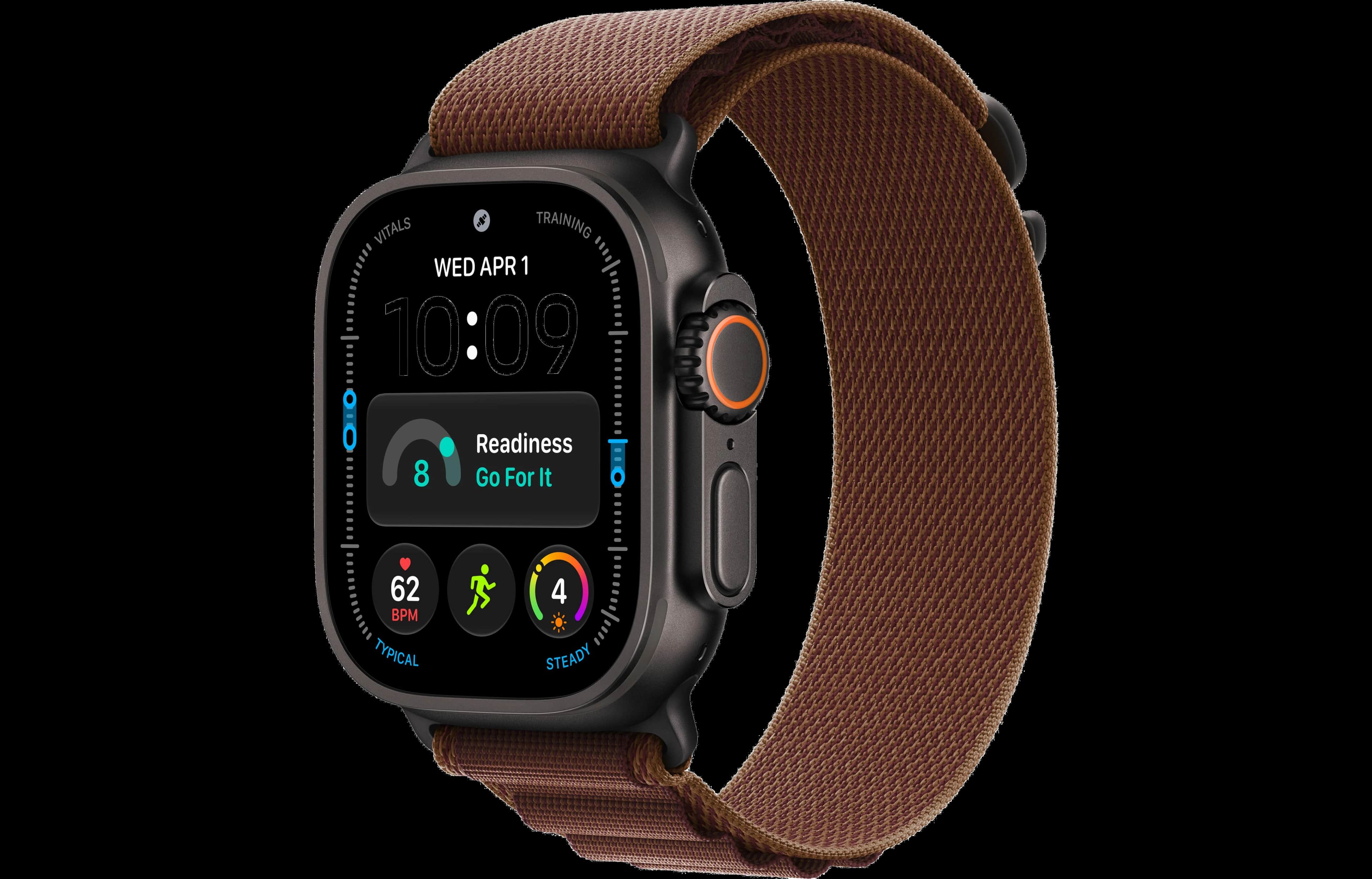 Apple Watch Ultra 4 Alpine Loop Burgundy S