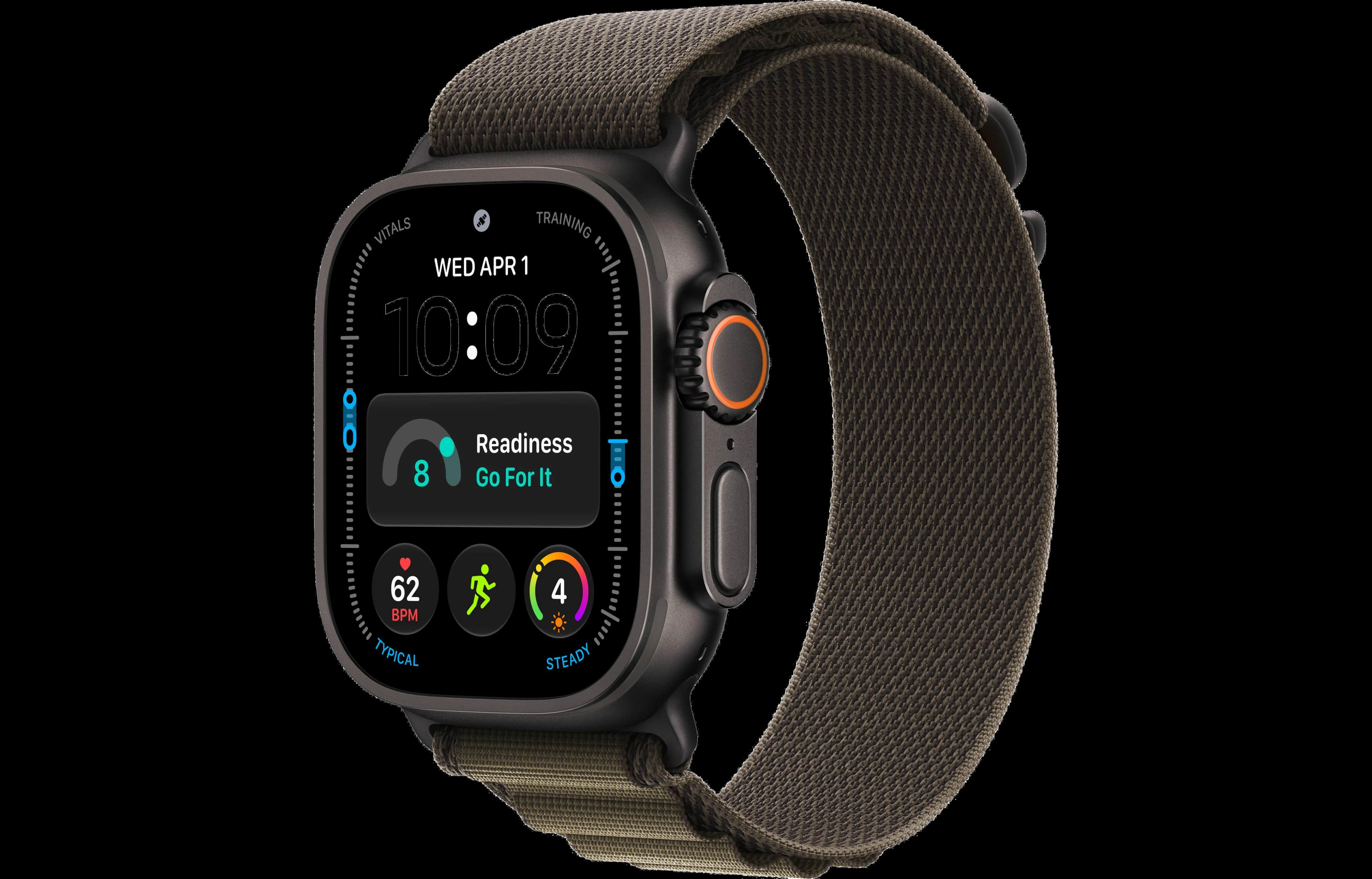 Apple Watch Ultra 4 Alpine Loop Dark Olive S