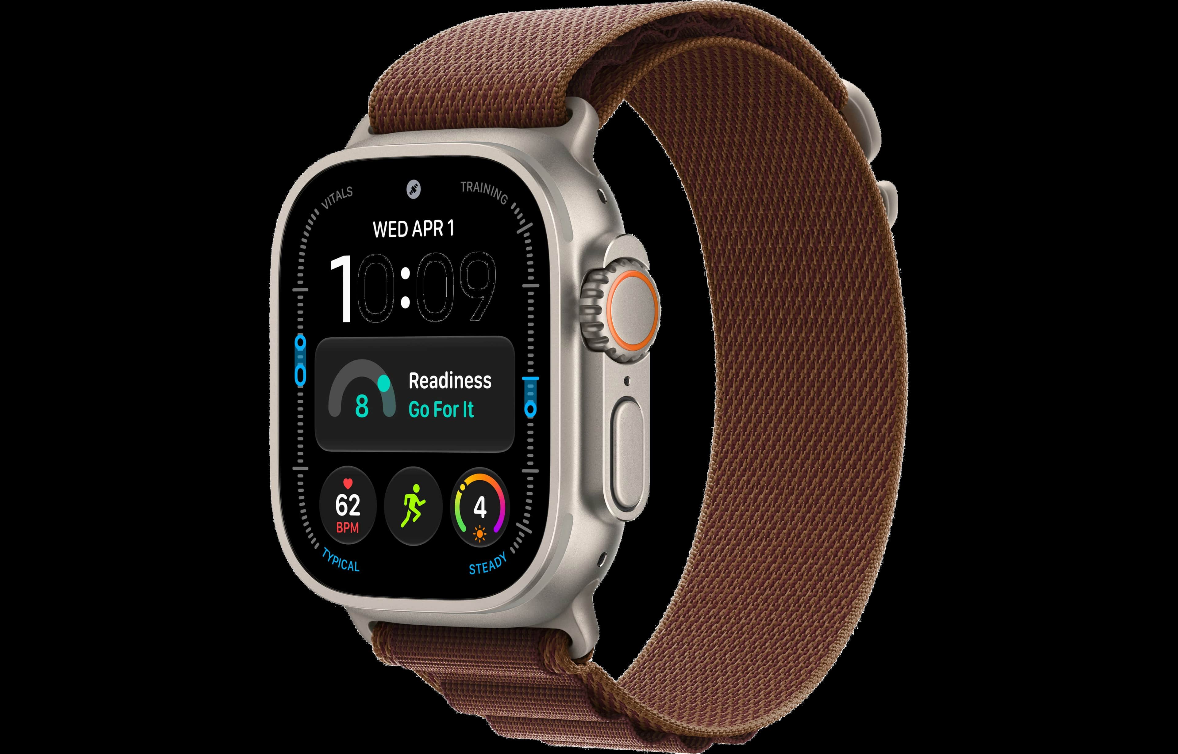 Apple Watch Ultra 4 Alpine Loop Burgundy M