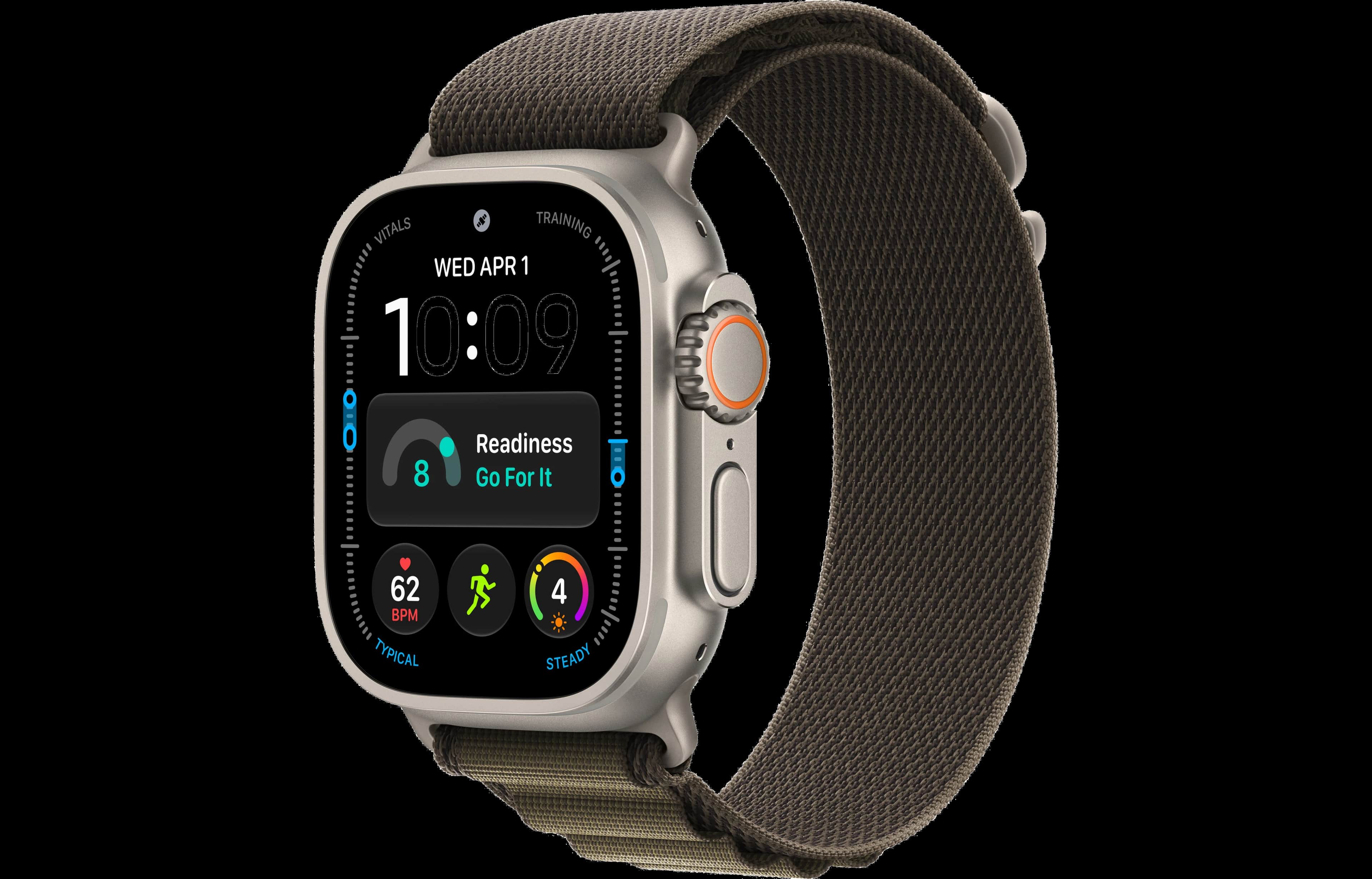 Apple Watch Ultra 4 Alpine Loop Dark Olive M