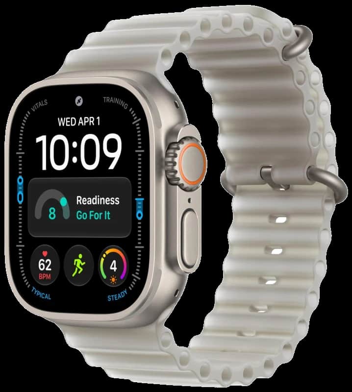 Apple Watch Ultra 4 Ocean Band Translucent Gray One Size